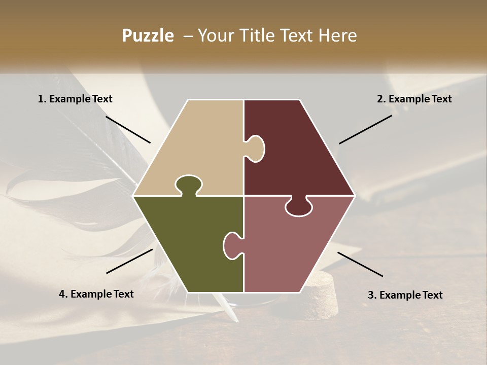 Pen And Ink PowerPoint Template