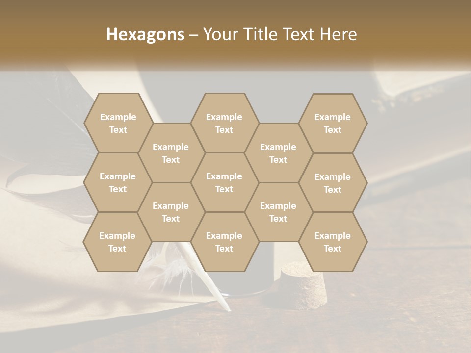 Pen And Ink PowerPoint Template