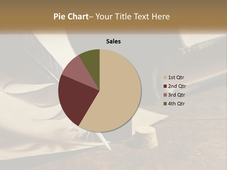 Pen And Ink PowerPoint Template