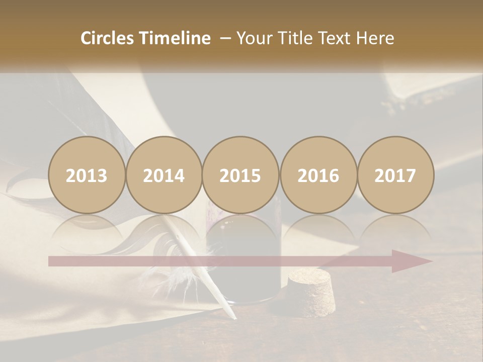 Pen And Ink PowerPoint Template