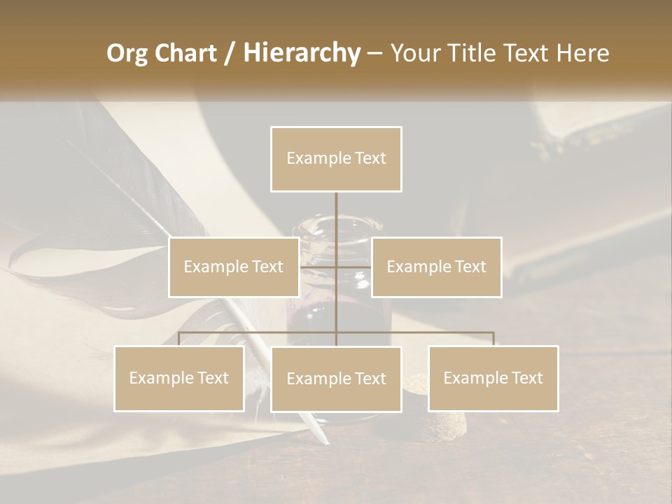 Pen And Ink PowerPoint Template