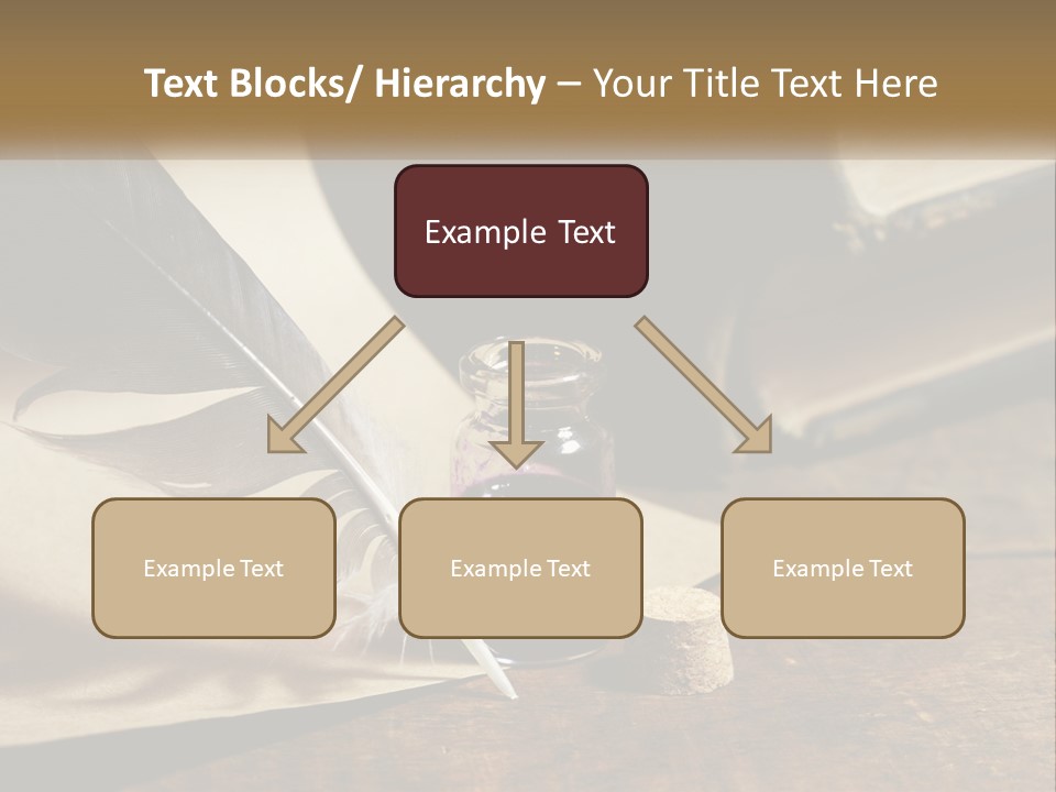 Pen And Ink PowerPoint Template