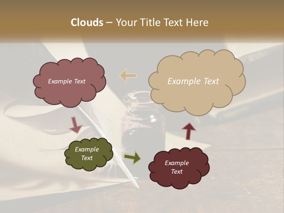 Pen And Ink PowerPoint Template