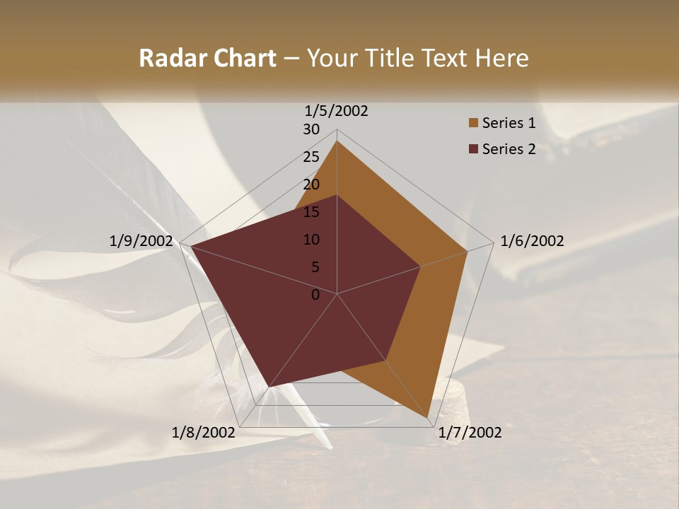 Pen And Ink PowerPoint Template