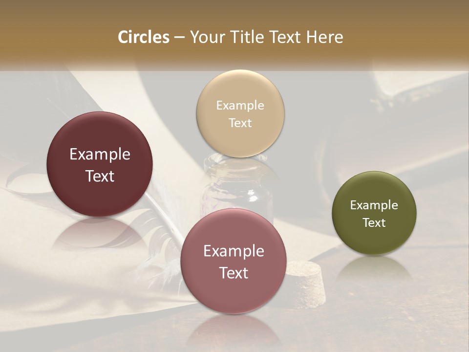 Pen And Ink PowerPoint Template