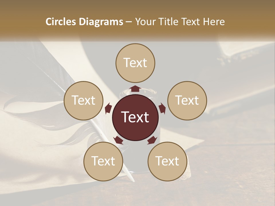 Pen And Ink PowerPoint Template