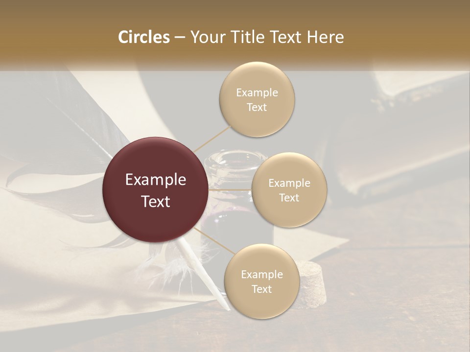 Pen And Ink PowerPoint Template