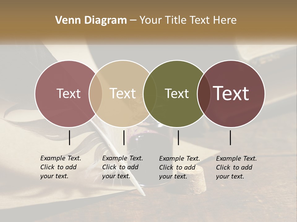 Pen And Ink PowerPoint Template