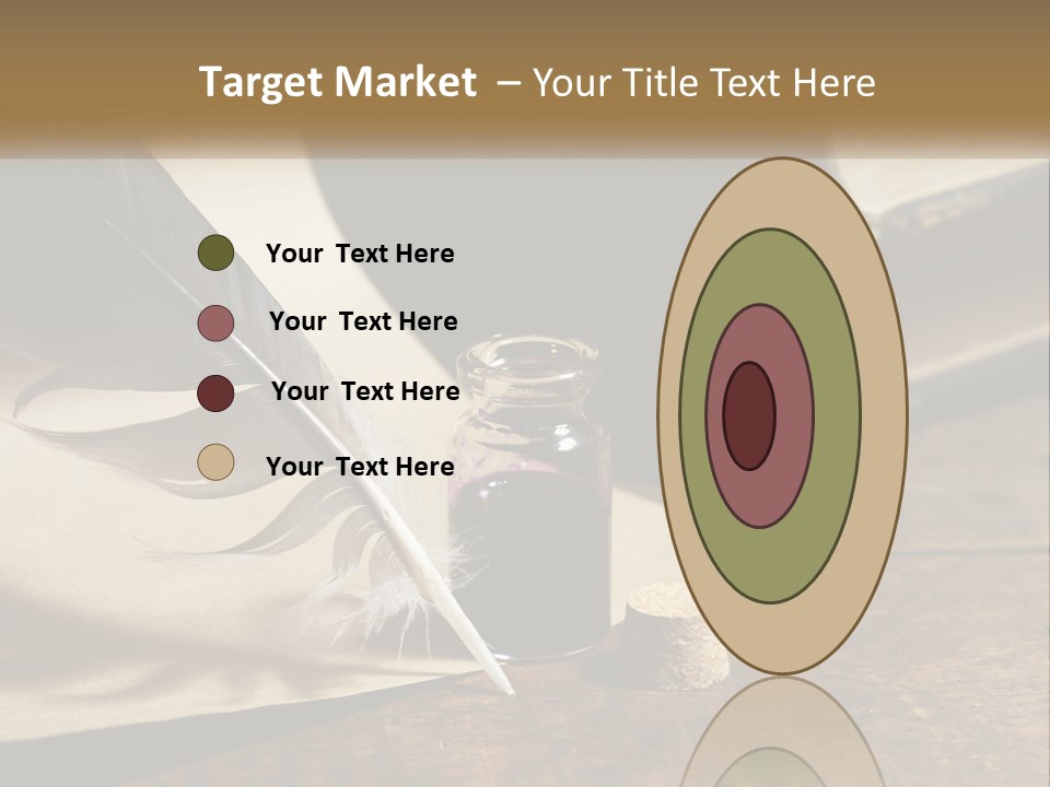 Pen And Ink PowerPoint Template