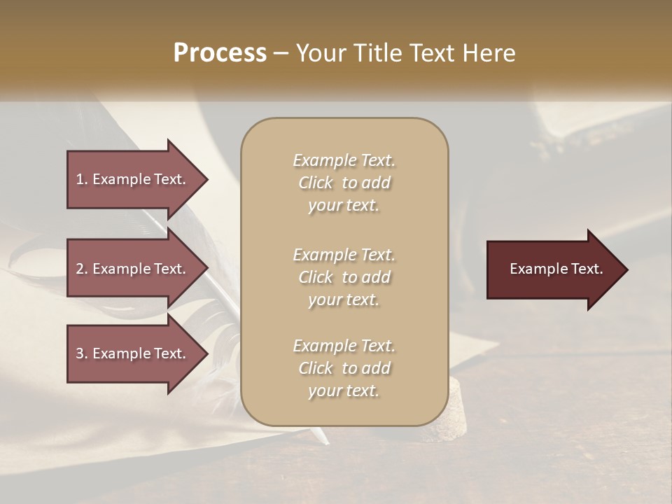 Pen And Ink PowerPoint Template