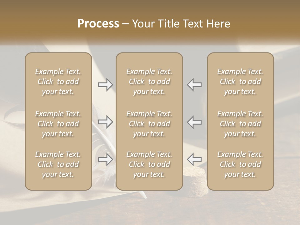 Pen And Ink PowerPoint Template