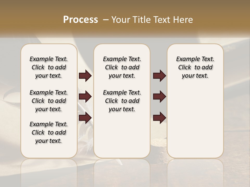 Pen And Ink PowerPoint Template