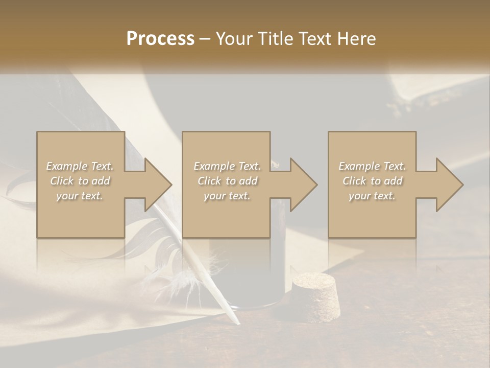 Pen And Ink PowerPoint Template