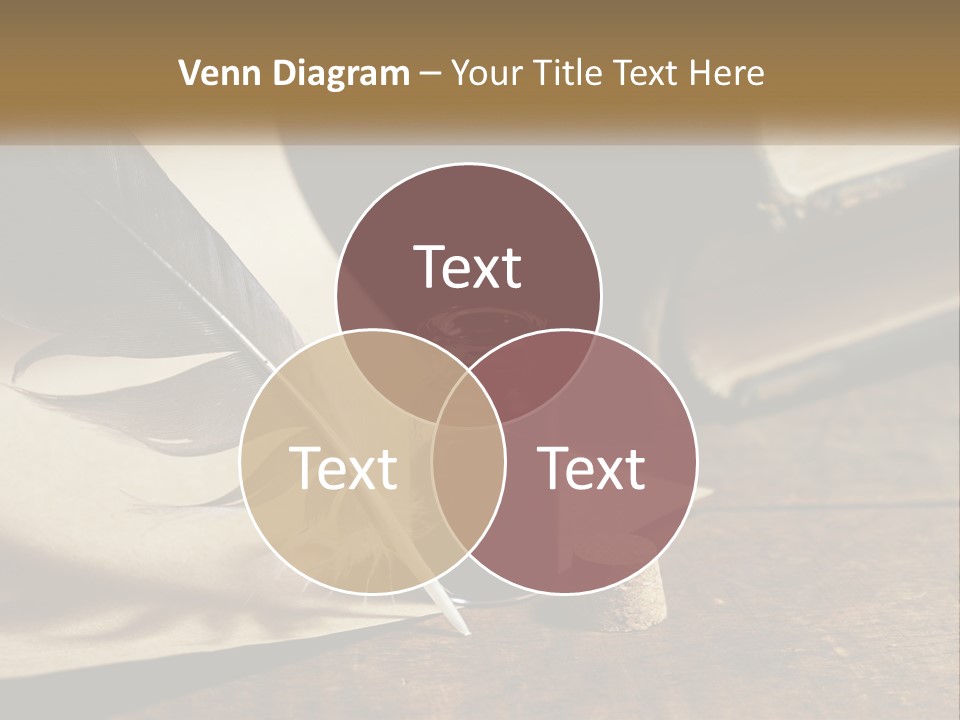 Pen And Ink PowerPoint Template