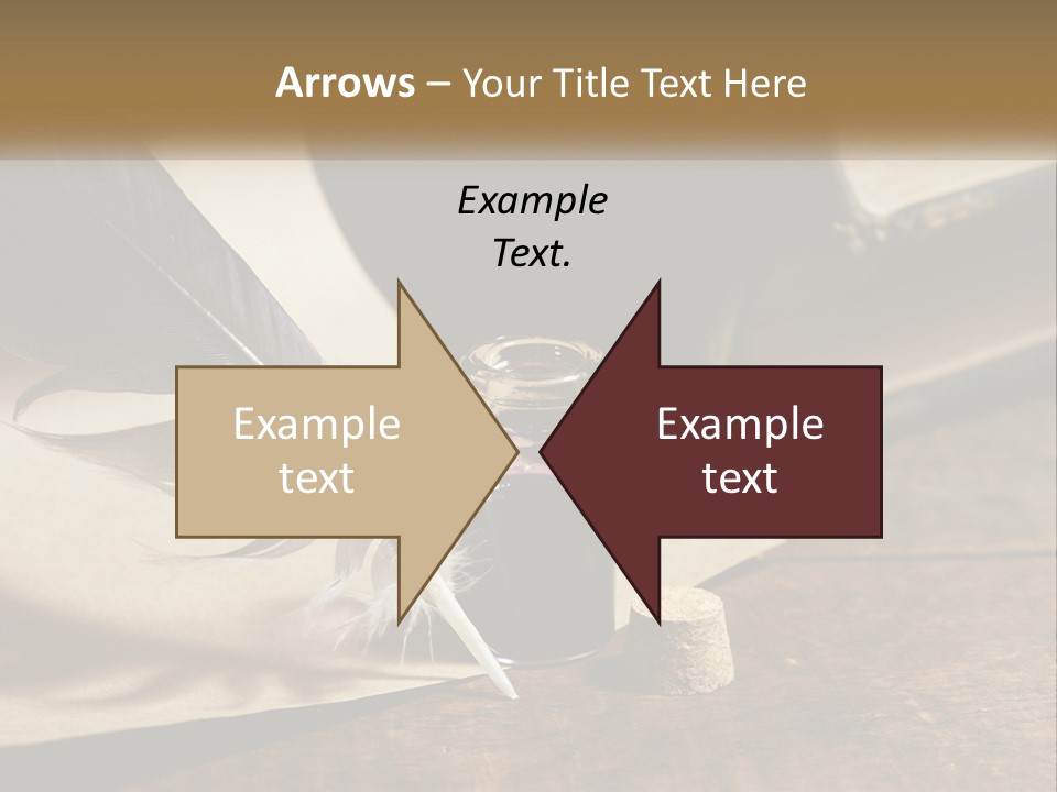 Pen And Ink PowerPoint Template