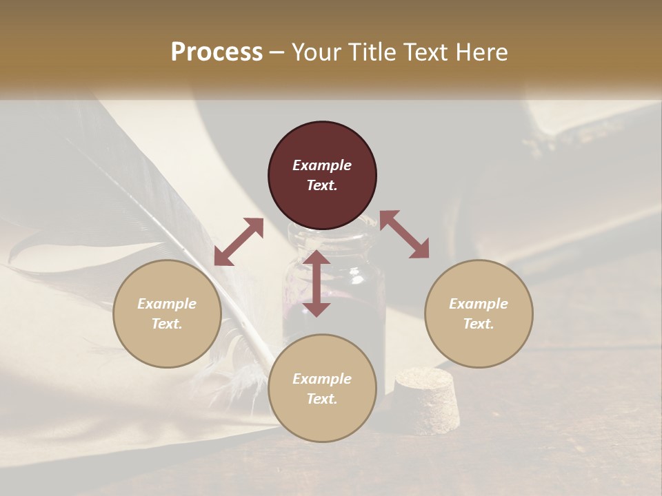 Pen And Ink PowerPoint Template