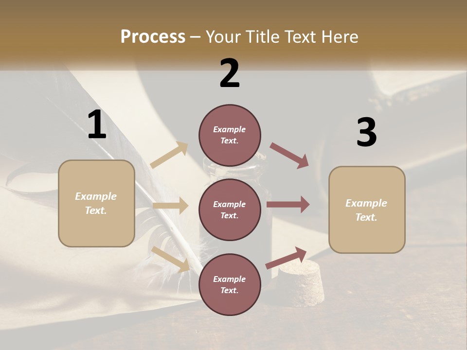 Pen And Ink PowerPoint Template