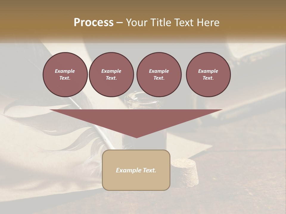 Pen And Ink PowerPoint Template