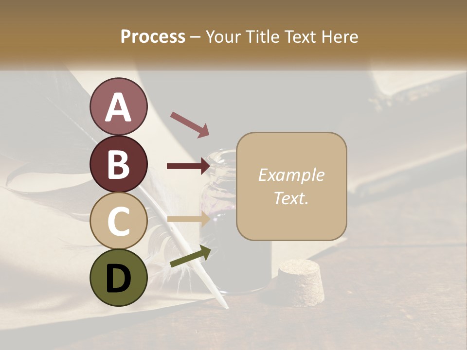 Pen And Ink PowerPoint Template