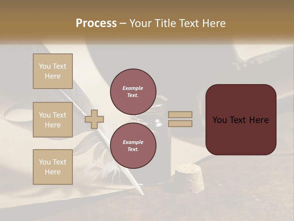 Pen And Ink PowerPoint Template