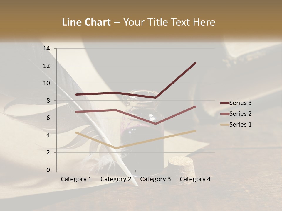 Pen And Ink PowerPoint Template