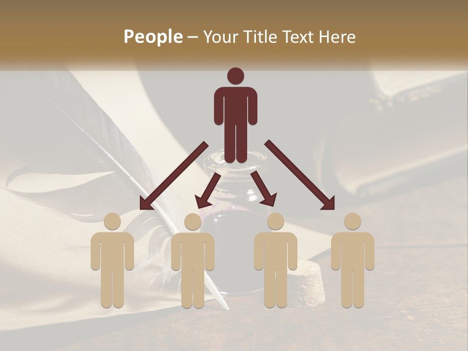 Pen And Ink PowerPoint Template