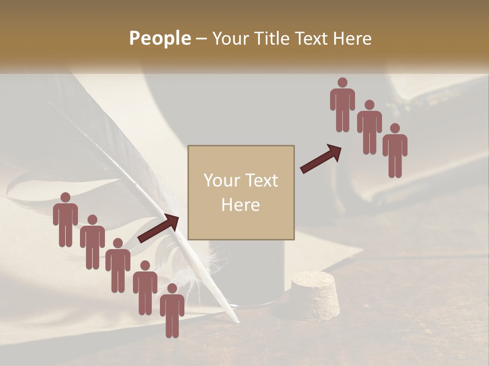 Pen And Ink PowerPoint Template