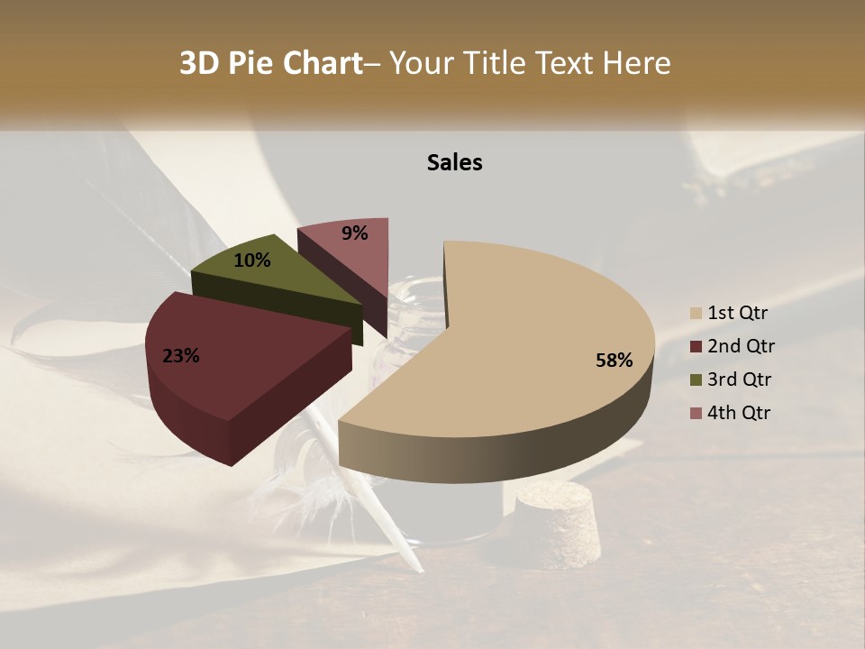 Pen And Ink PowerPoint Template