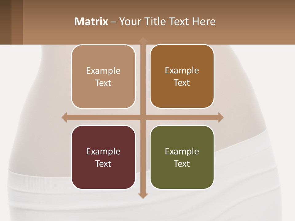 Women's Waist PowerPoint Template