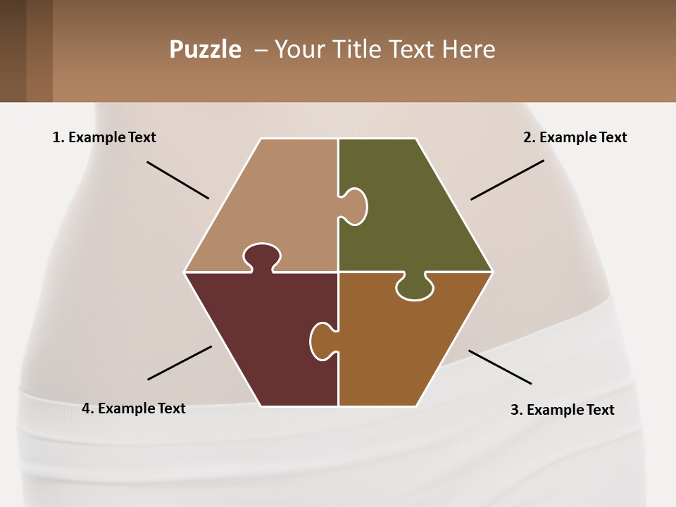 Women's Waist PowerPoint Template