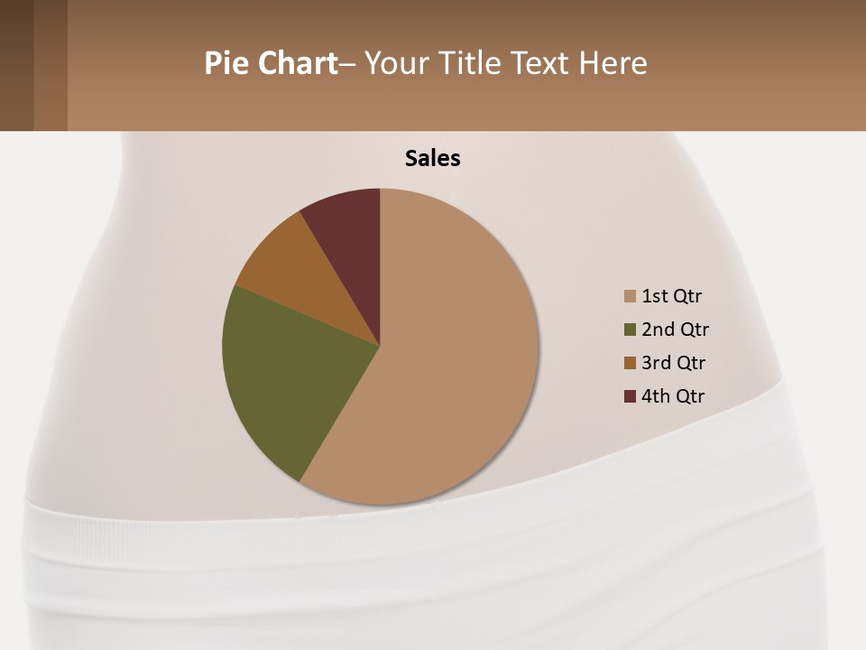 Women's Waist PowerPoint Template