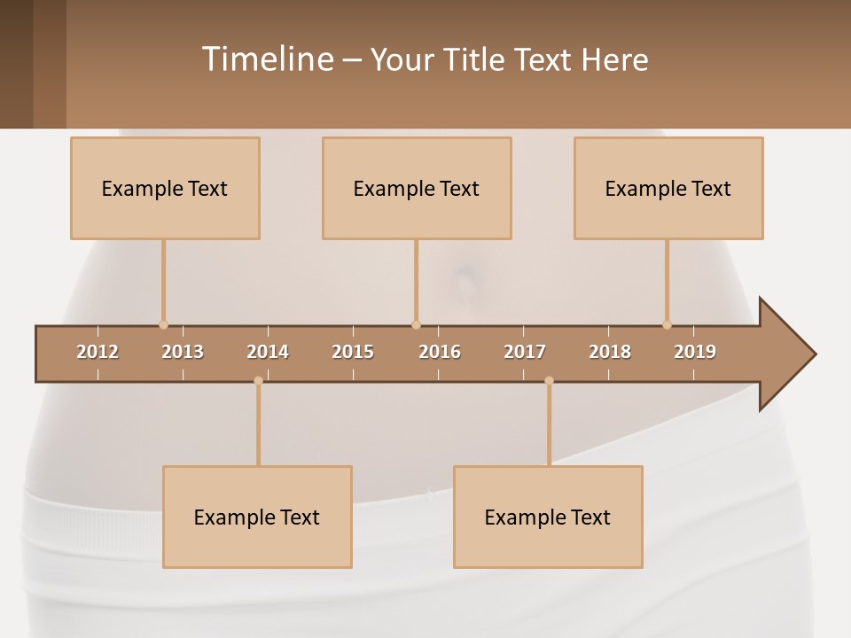 Women's Waist PowerPoint Template