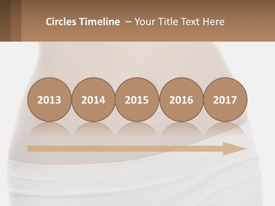 Women's Waist PowerPoint Template