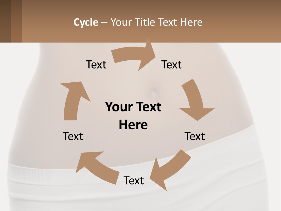 Women's Waist PowerPoint Template