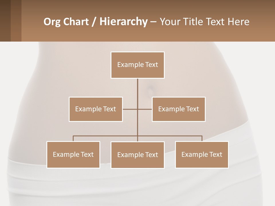 Women's Waist PowerPoint Template