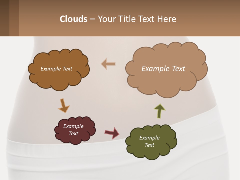 Women's Waist PowerPoint Template