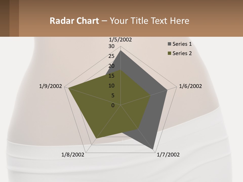 Women's Waist PowerPoint Template