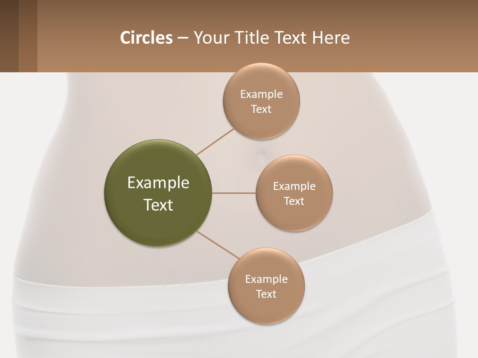 Women's Waist PowerPoint Template