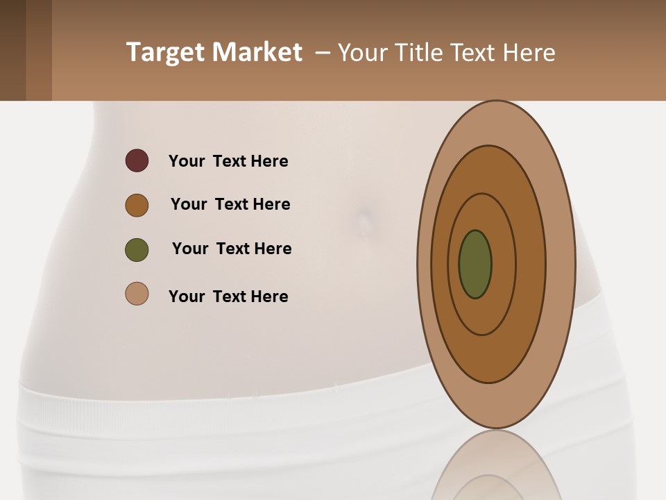 Women's Waist PowerPoint Template