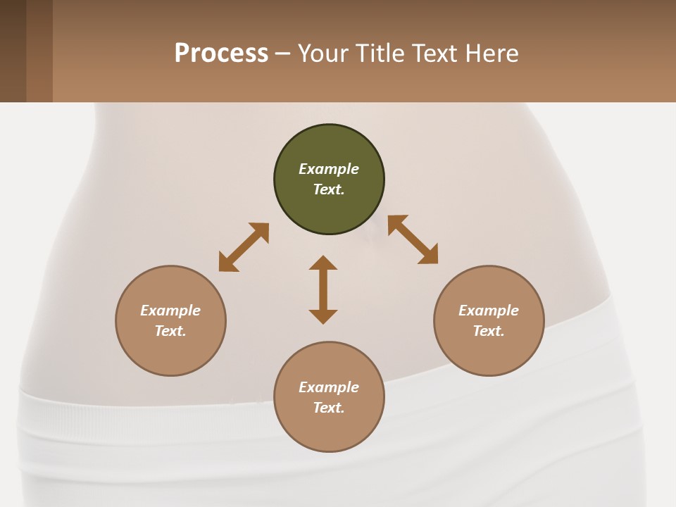 Women's Waist PowerPoint Template