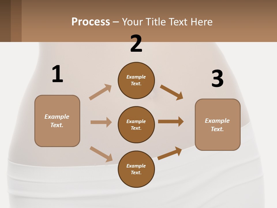 Women's Waist PowerPoint Template