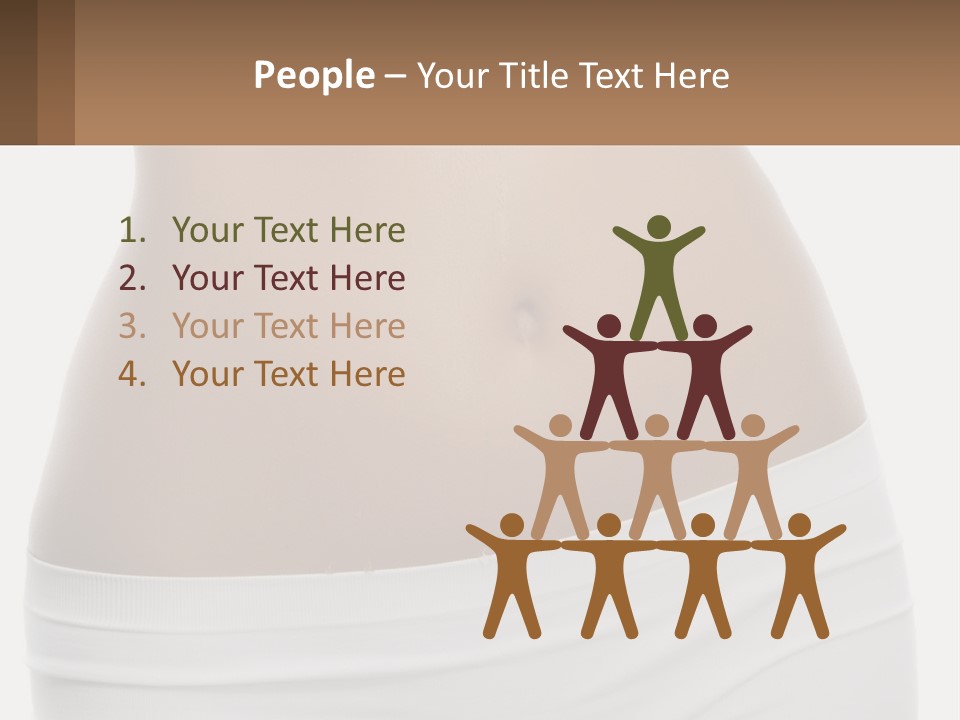 Women's Waist PowerPoint Template