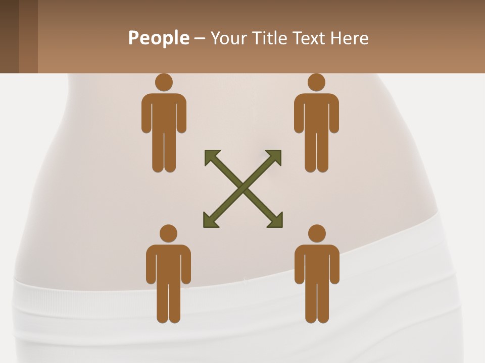 Women's Waist PowerPoint Template