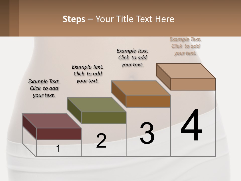 Women's Waist PowerPoint Template
