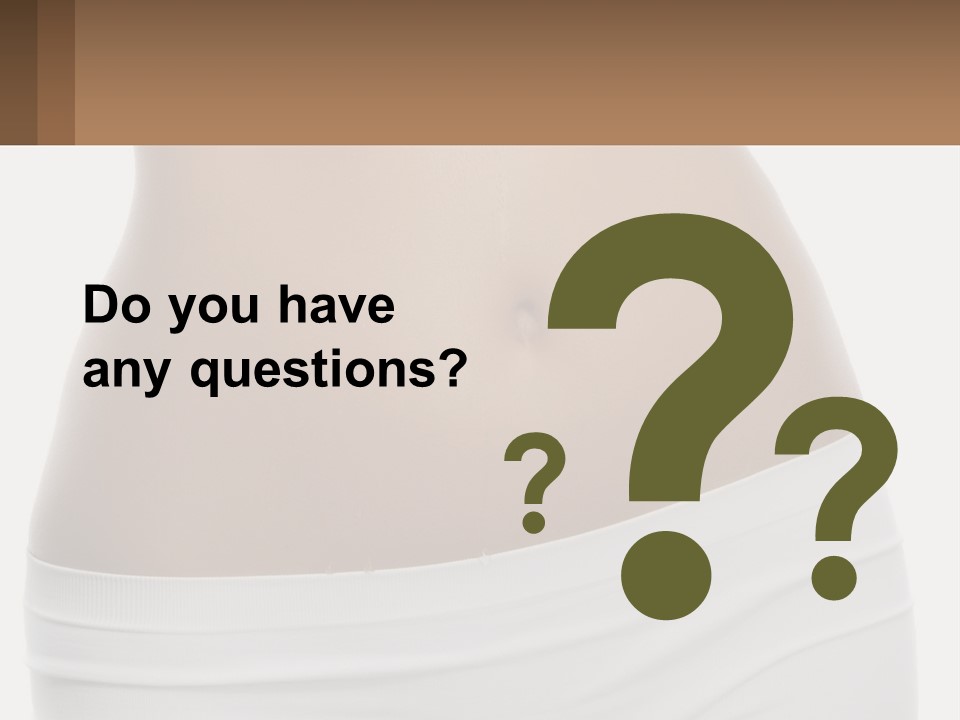 Women's Waist PowerPoint Template