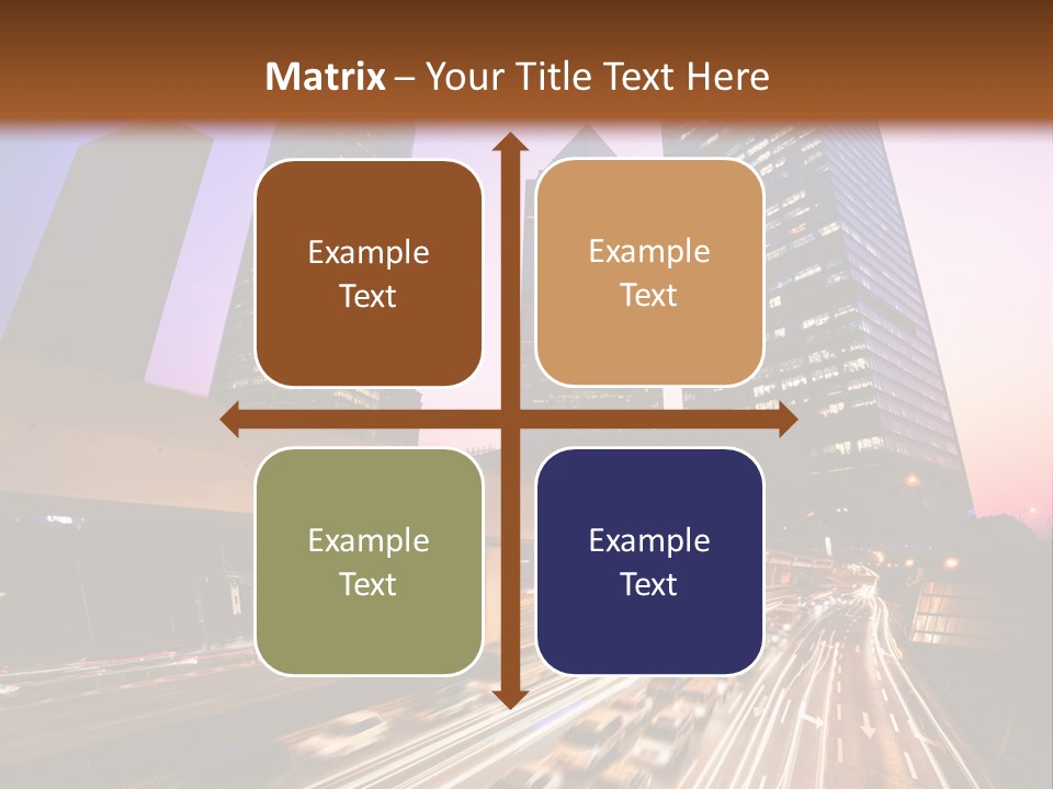 Night City PowerPoint Template