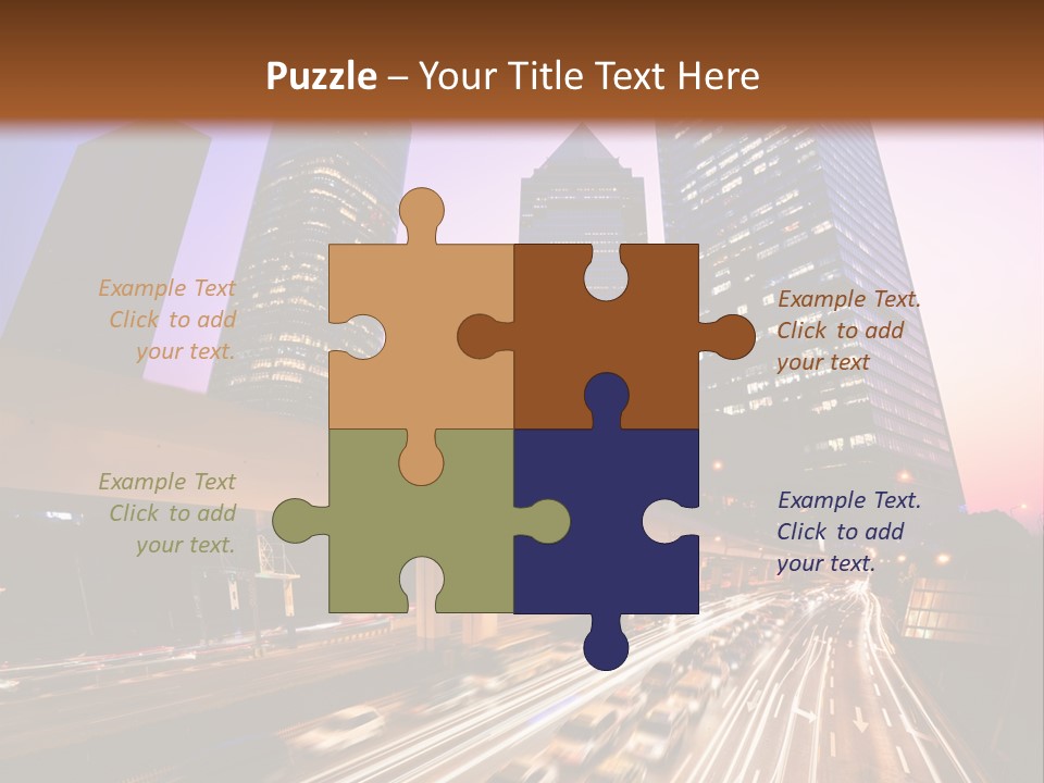 Night City PowerPoint Template