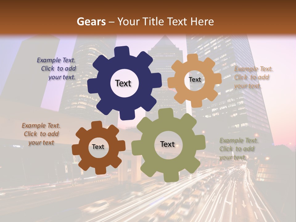 Night City PowerPoint Template