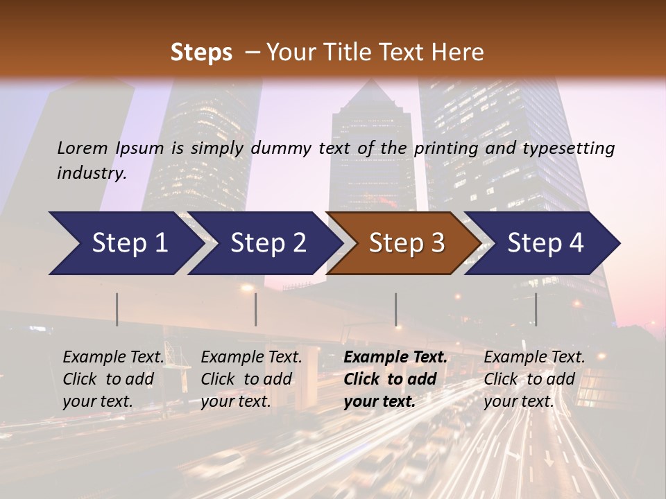 Night City PowerPoint Template
