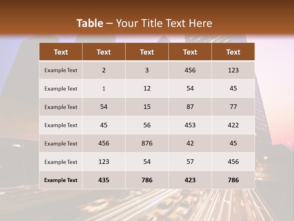 Night City PowerPoint Template